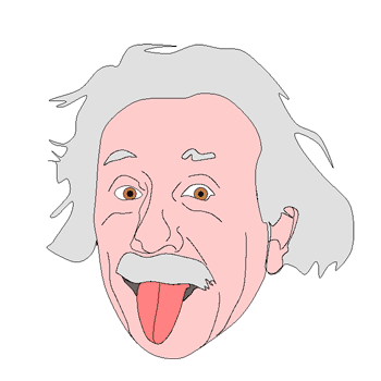 Einstein qui tire la langue.