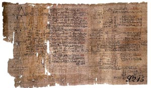 Papyrus Rhind.